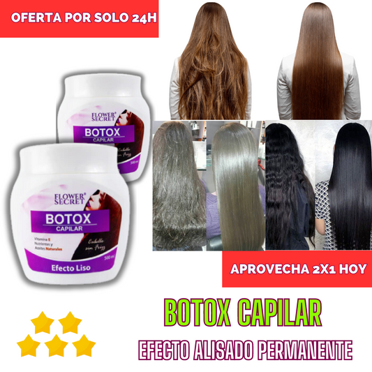 Tratamiento Capilar con Keratina Efecto Liso (OFERTA 1 + 1 gratis)