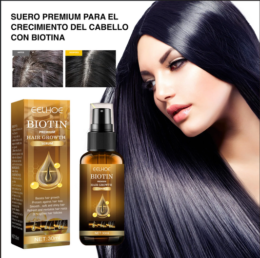 Lujoso Serum de biotina para el crecimiento del cabello EELHOE™ (PREMIUM)