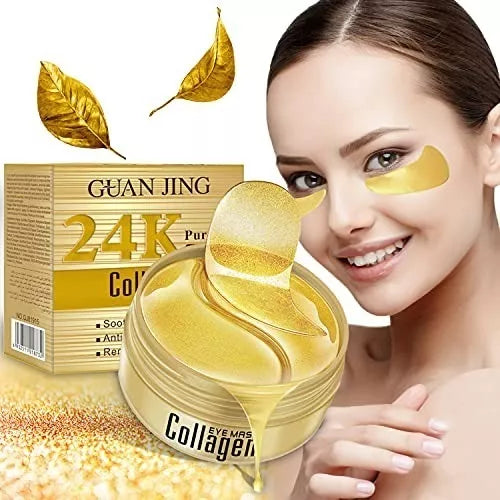 Parches Anti Ojeras Mascarilla Gold 24 K Colageno