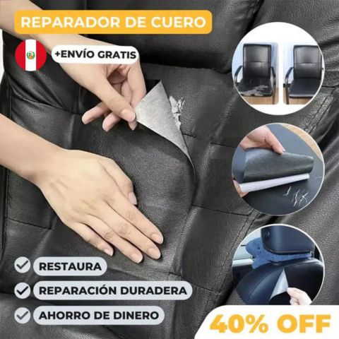 ALLREPAIR™ Parche Autoadhesivo para Cuero | NEGRO