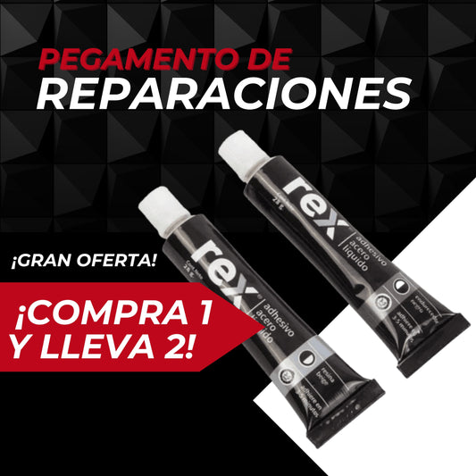 Pegamento de reparaciones Tipo Soldadura A+B ¡Oferta Exclusiva Compra 1 y Lleva 2!