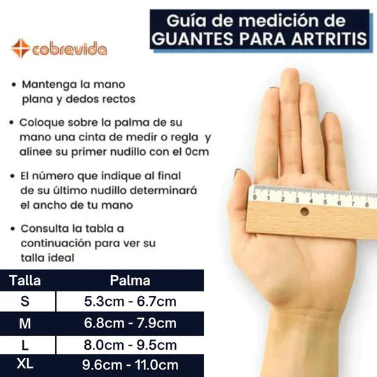 Guantes de Cobre Cobrevida® Alivio inmediato para tus manos